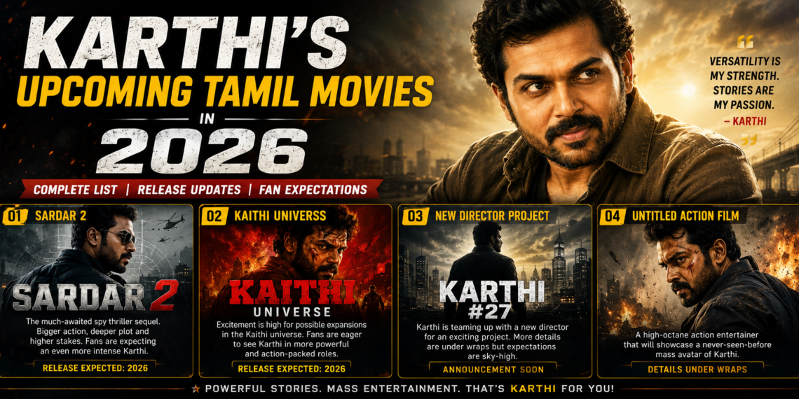Karthi Upcoming Movies 2026