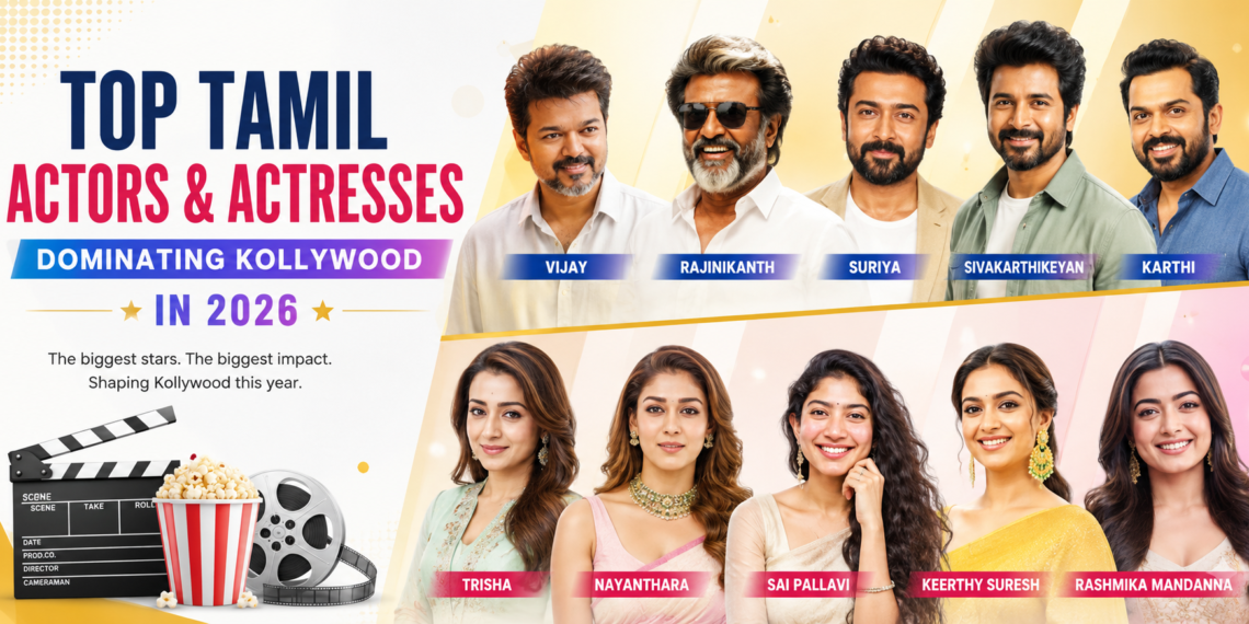 Top Tamil Actors and Actresses 2026